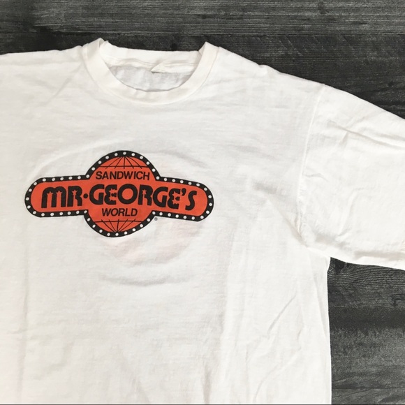 Vintage Other - 1980s Mr. George’s Sandwhich Promo T-shirt